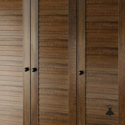 Large Wardrobe Closet Armoire Bedroom Storage Cabinet 4 Doors 5 Drawers